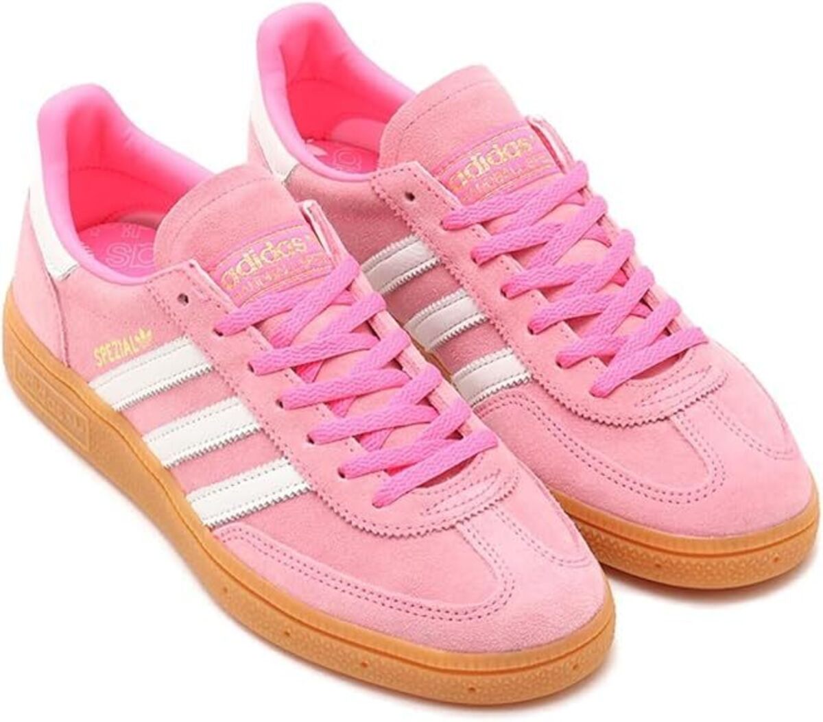 [アディダス] ハンドボール スペツィアル [W HANDBALL SPEZIAL] ルシッドピンク/クラウドホワイト/ゴールド