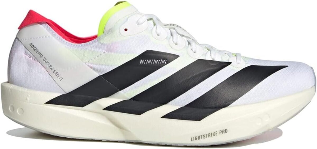 [アディダス] アディゼロ タクミ セン 11 [ADIZERO TAKUMI SEN 11] クラウドホワイト/コアブラック/