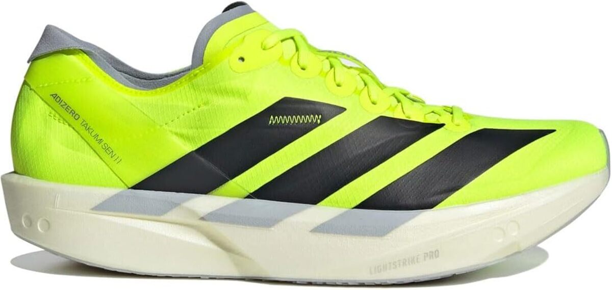[アディダス] アディゼロ タクミ セン 11 [ADIZERO TAKUMI SEN 11] ルシッドレモン/コアブラック/ハ