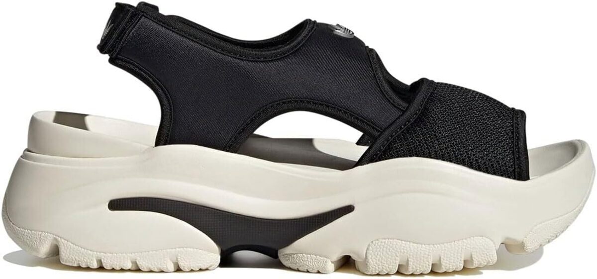 [アディダス] オズガイア サンダル [W OZGAIA SANDALS] コアブラック/オフホワイト/シルバーメタリック JI