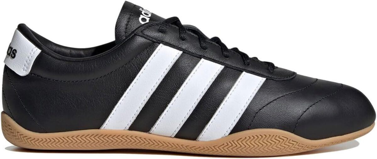 [アディダス] グランドコート ロー [W GRAND COURT LO] コアブラック/クラウドホワイト/ガム JQ9684 