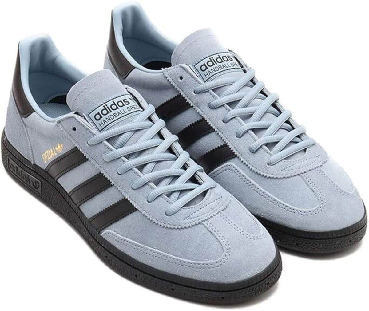 [アディダス] ハンドボール スペツィアル [HANDBALL SPEZIAL] ライトブルー/コアブラック/ゴールド JR36