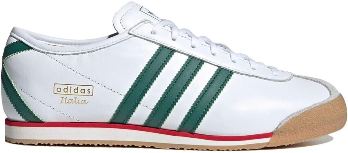 [アディダス] イタリア 70s [ITALIA 70S] クラウドホワイト/カレッジエイトグリーン/ガム JS1325 