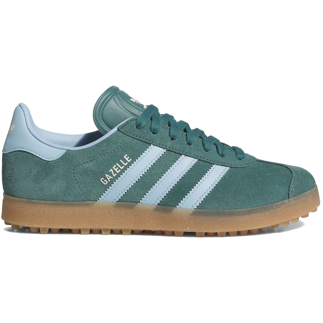 [アディダス] ガゼル スパイクレス ゴルフ [W GAZELLE SPIKELESS GOLF] Preloved Teal/