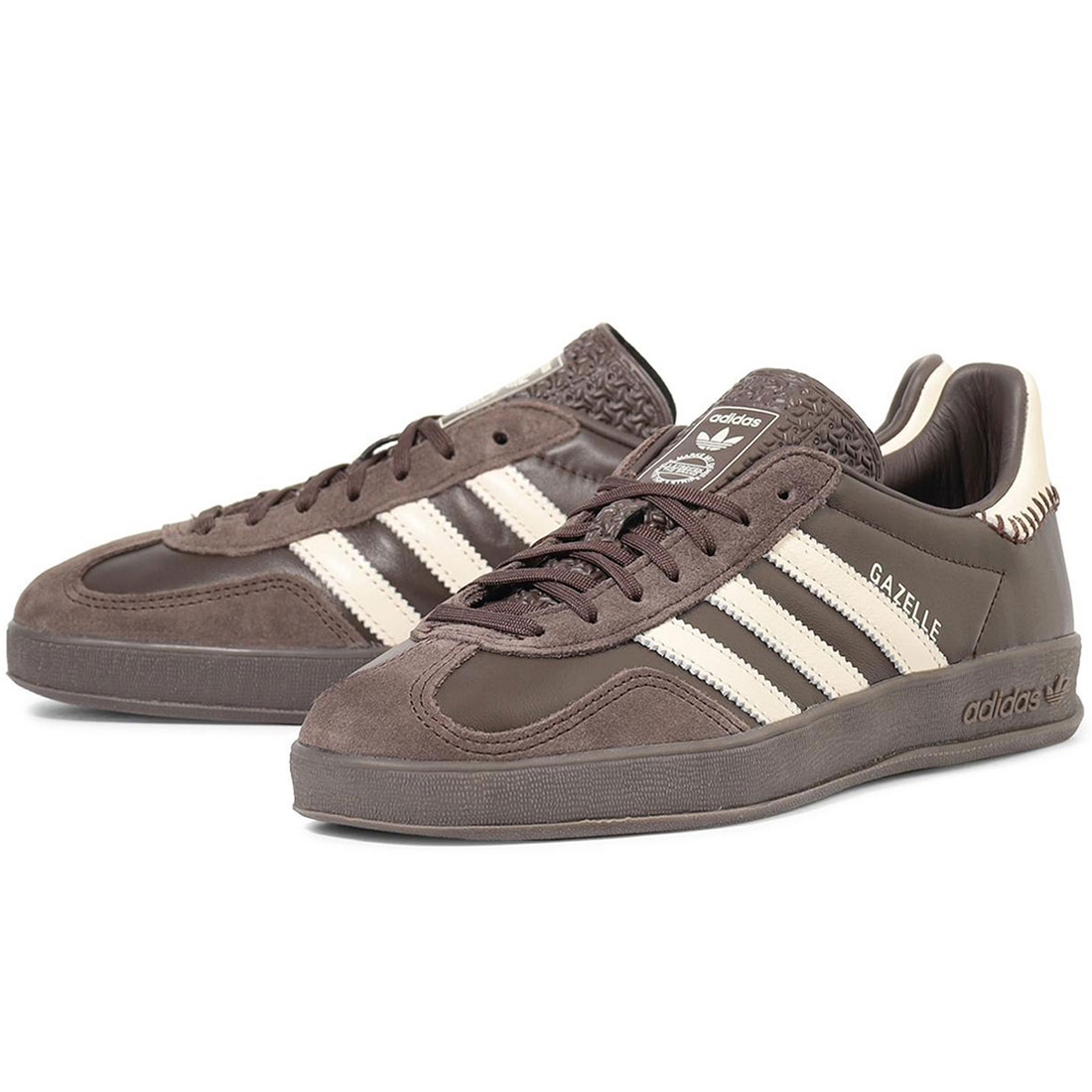 [アディダス] ガゼルインドア [GAZELLE INDOOR] ダークブラウン/ホワイト JQ1747