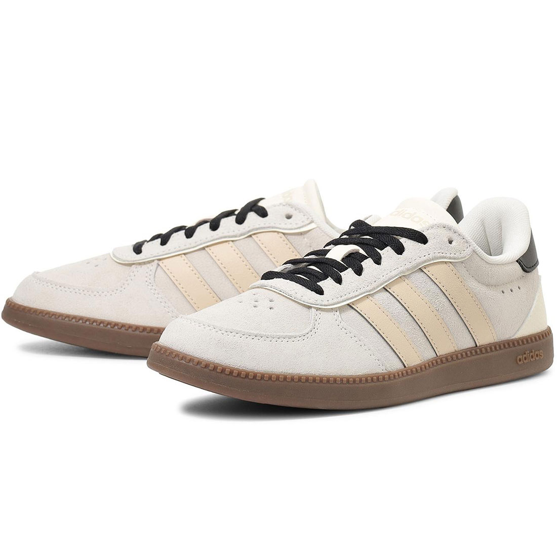 [アディダス] ブレイクネット スリーク W [BREAKNET SLEEK W] オフホワイト/クリスタルホワイト/コアブラッ