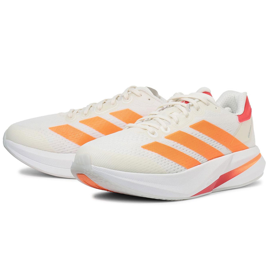 [アディダス] アディゼロ デュラモ スピード 2 [ADIZERO DURAMO SPEED 2] オフホワイト/ルシッドオレ