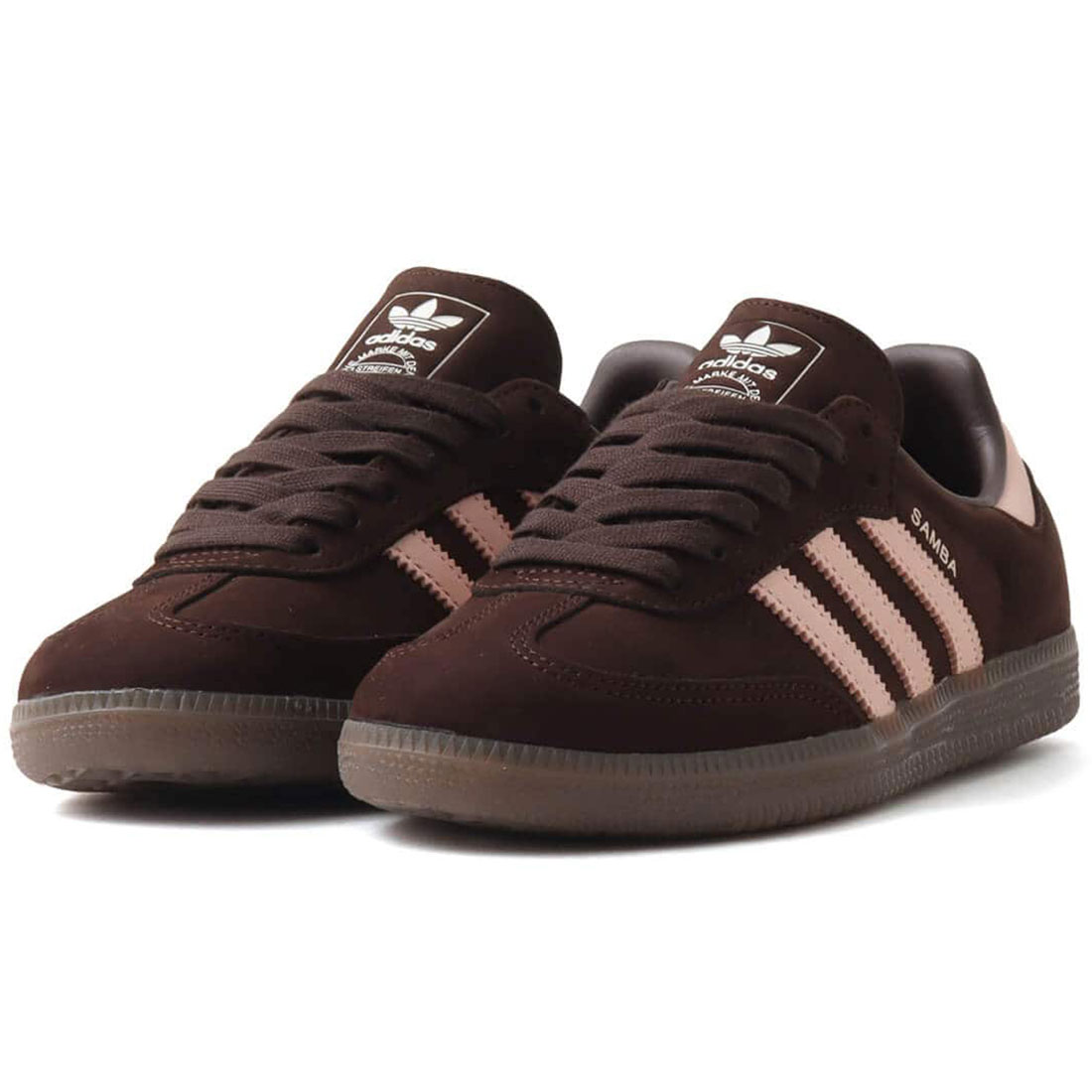 [アディダス] サンバ OG [SAMBA OG] オーロラコーヒー/サンディピンク/クラウドホワイト IH9166