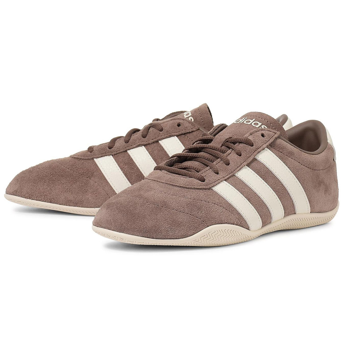 [アディダス] グランドコート ロー W [W GROUND COURT LOW W] アースストレータ/オフホワイト JQ72