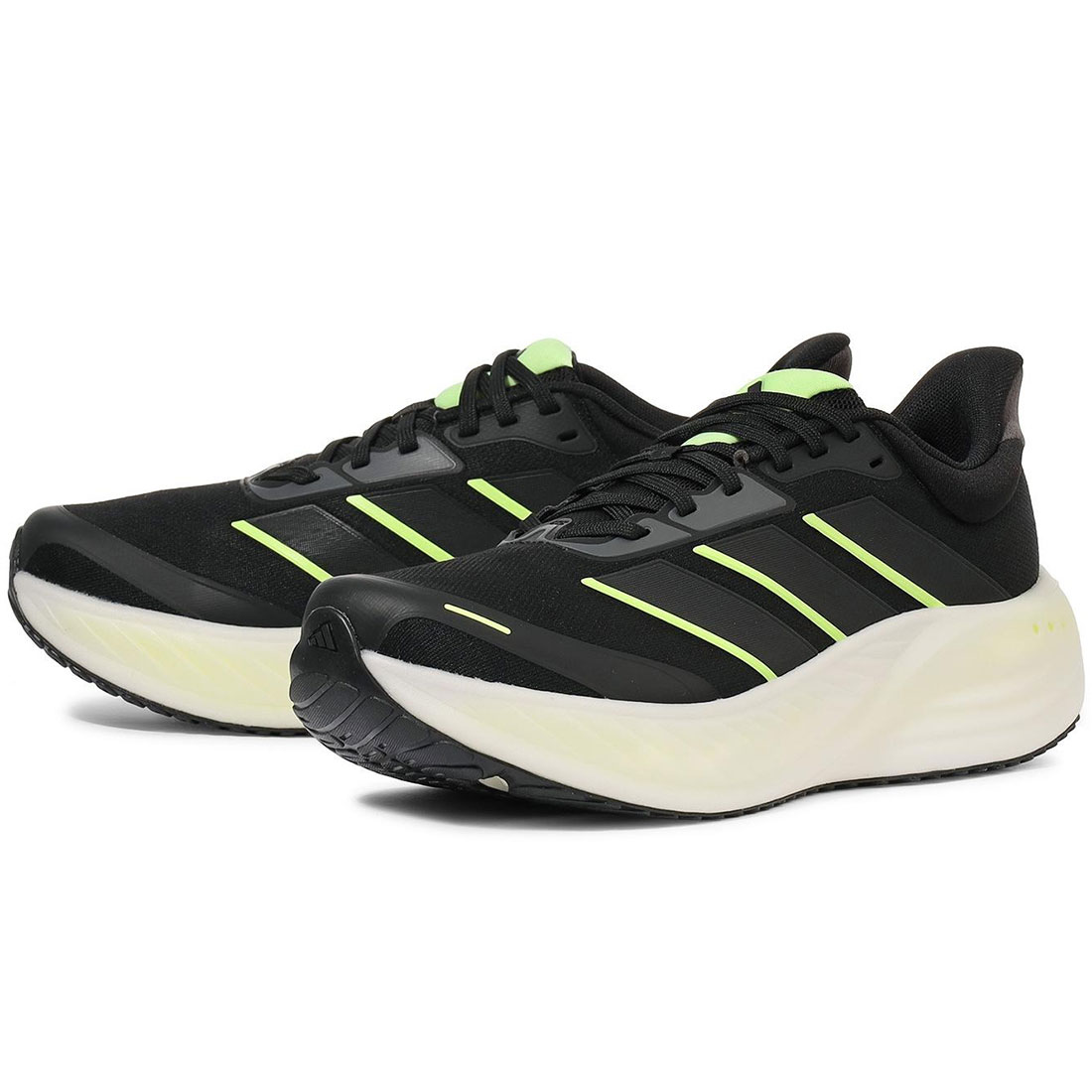 [アディダス] クッションノヴァ [CUSHION NOVA] コアブラック/グレー/ホワイト/ライトグリーン KK1895