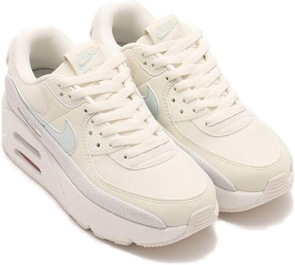 [ナイキ]エア マックス 90 LV8 SEnike W AIR MAX 90 LV8 SE【品番】HQ3494-110【カラー】パールアイボリー/ライトブルー 【状態】正規品、新品、未使用、箱付。 