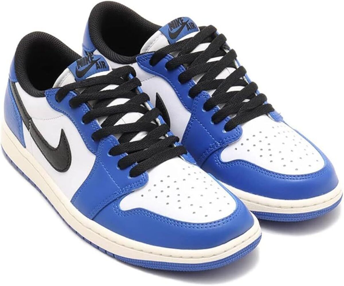 [ナイキ] エア ジョーダン 1 ロー ゲームロイヤル [AIR JORDAN 1 LOW Game Royal] ホワイト/ゲ