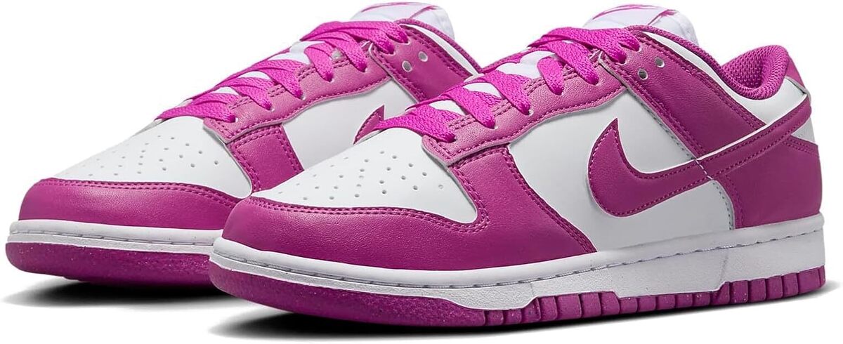 [ナイキ] ダンク ロー [W DUNK LOW] ホワイト/ホットフューシャ DD1873-110  