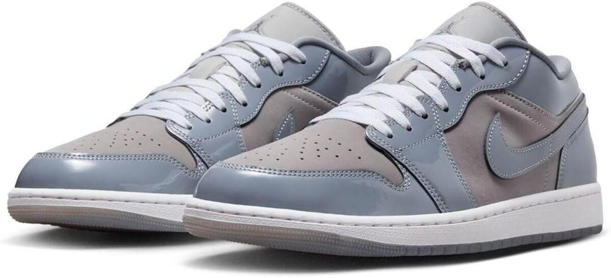 [ナイキ] エア ジョーダン 1 ロー SE[AIR JORDAN 1 LOW SE] グレー/ライトブルー/ホワイト HF31