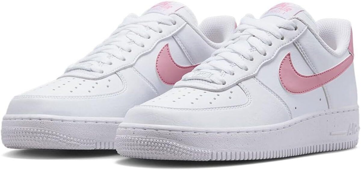 [ナイキ] エア フォース 1 '07 NN [W AIR FORCE 1 '07 NN] ホワイト/エレメンタルピンク DC9