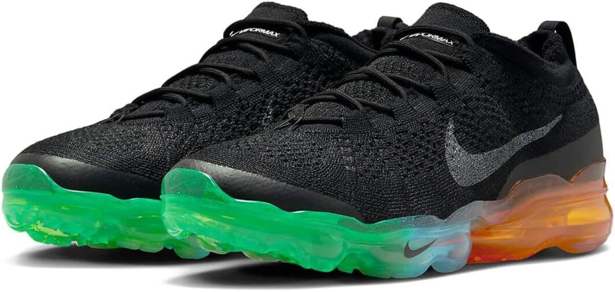 [ナイキ] エア ヴェイパーマックス 2023 フライニット [Air VaporMax 2023 FK] ブラック/グリーンス