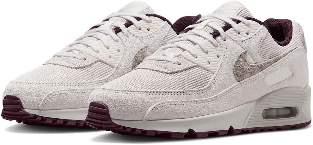 [ナイキ] エア マックス 90 プレミアム [AIR MAX 90 PRM] ファントム/ライトボーン/バーガンディクラッシュ