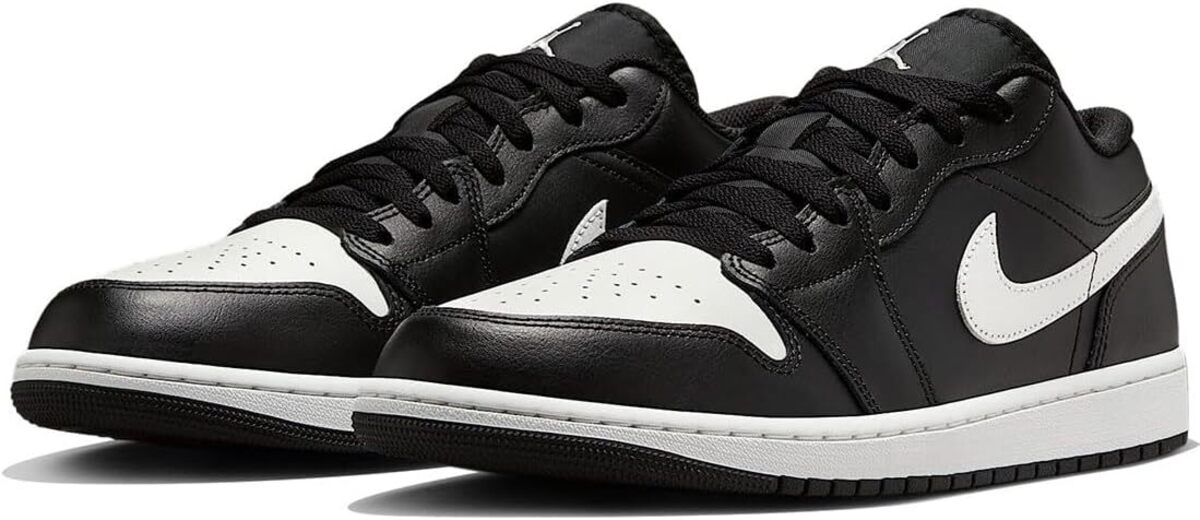 [ナイキ] エア ジョーダン 1 LOW [AIR JORDAN 1 LOW] ブラック/サミットホワイト 553558-043