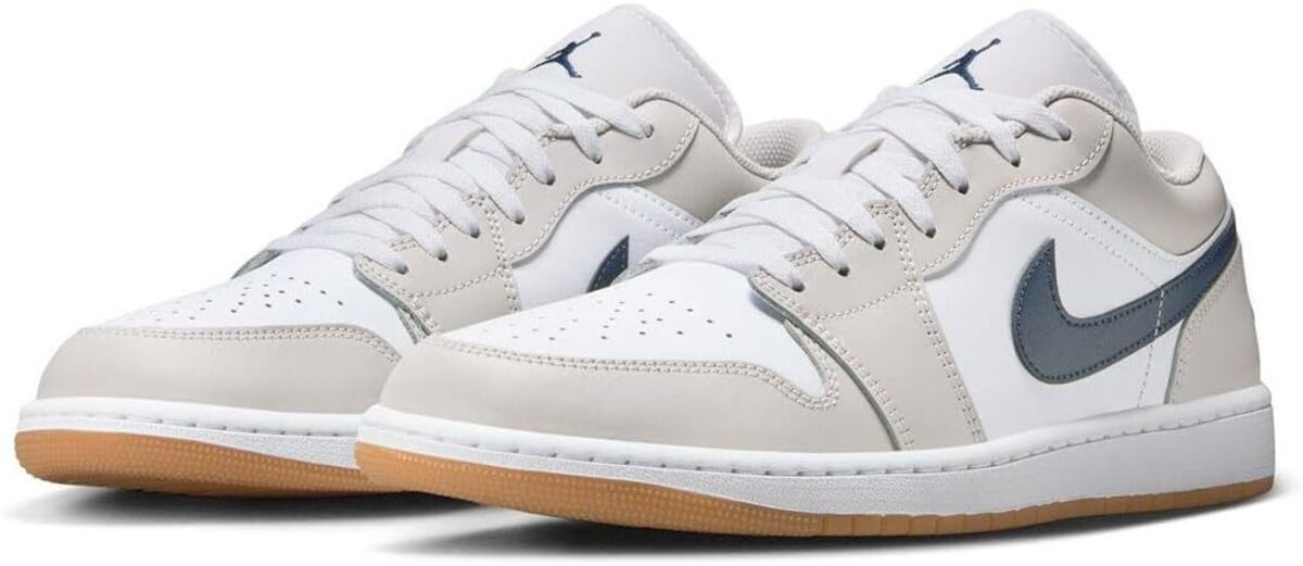 [ナイキ] エア ジョーダン 1 ロー [AIR JORDAN 1 LOW] ホワイト/ミッドナイトネイビー 553558-14