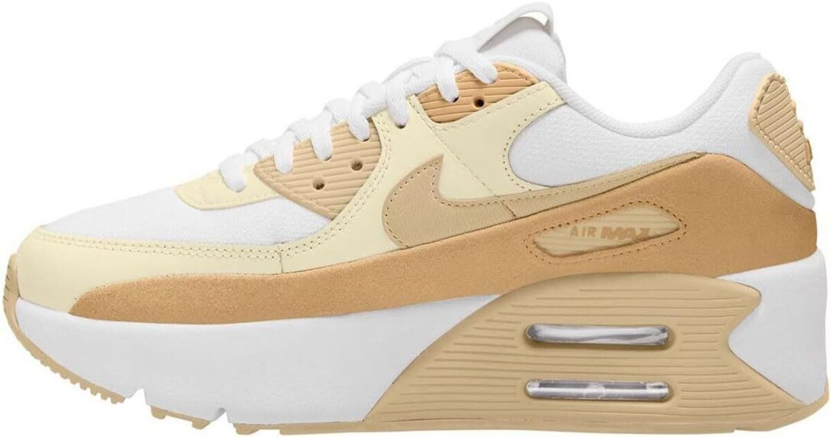 [ナイキ]エア マックス 90 LV8nike W AIR MAX 90 LV8【品番】FD4328-112【カラー】ホワイト/チームゴールド【状態】正規品、新品、未使用、箱付。 ※箱にはキズや汚れ、