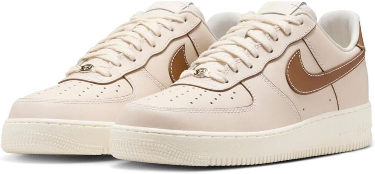 [ナイキ] エア フォース 1 '07 [AIR FORCE 1 '07] ライトピンク/パールホワイト/ブラウン IB8865