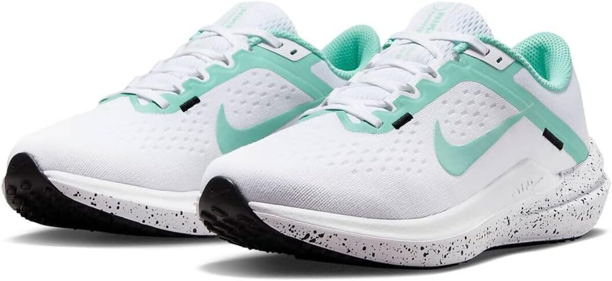 [ナイキ] エア ウィンフロー 10 [W AIR WINFLO 10] ホワイト/ブラック/エメラルドライズ FN7106-1