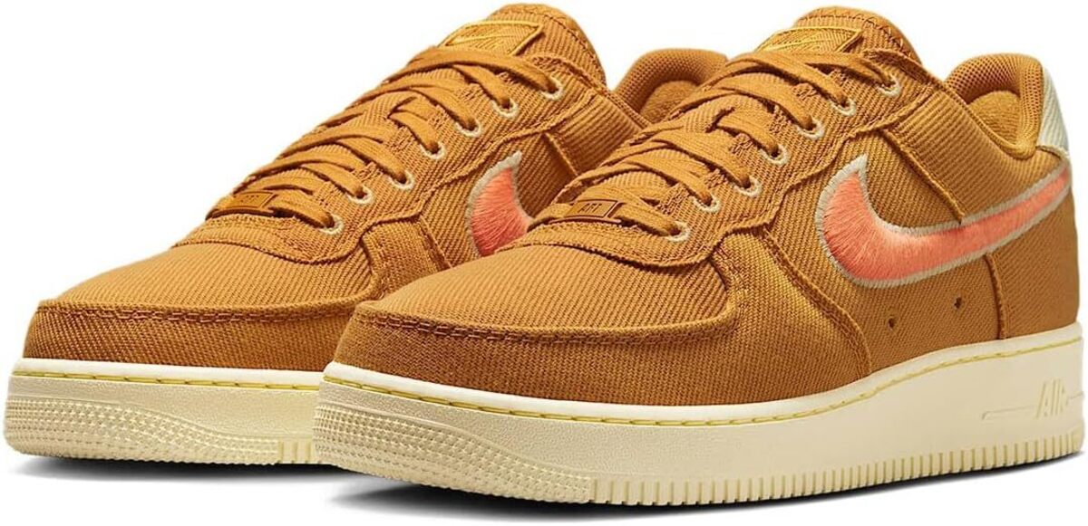 [ナイキ]エア フォース 1 ロー キャンバスnike AIR FORCE 1 LOW CNVS【品番】HV1204-700【カラー】ウィート/チームゴールド/アラバスター/オレンジトランス【状態】正