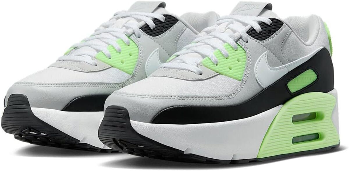 [ナイキ] エア マックス 90 LV8 [W AIR MAX 90 LV8] フォトンダスト/ライムブラスト/ブラック/ホワイ