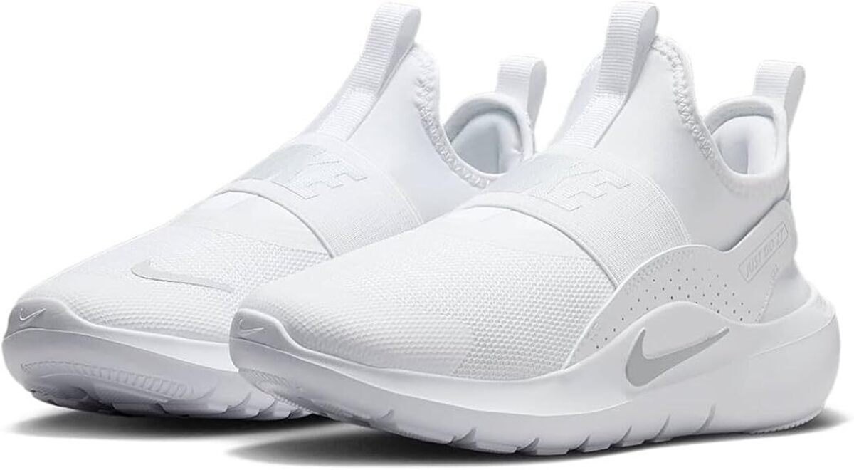 [ナイキ] フレックス ランナー 4 [J FLEX RUNNER 4] ホワイト/ホワイト/プラチナムティント IF2893-