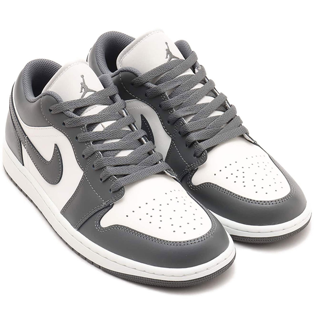 [ナイキ] エア ジョーダン 1 ロー [AIR JORDAN 1 LOW] グレー/サミットホワイト/ 553558-044 