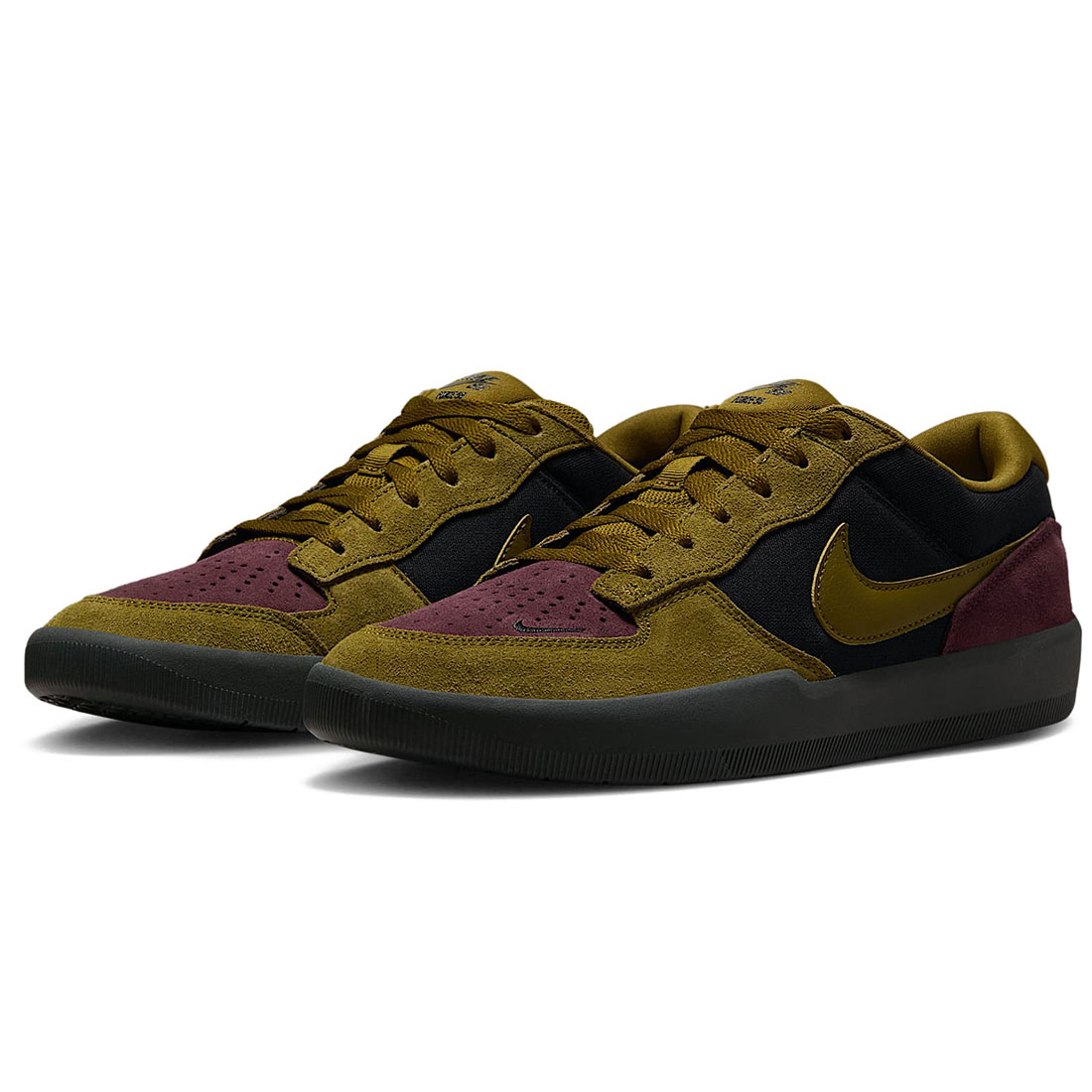 [ナイキ] SB フォース 58 [SB FORCE 58] ブラック/バーガンディクラッシュ/オフノワール/オリーブフラック 
