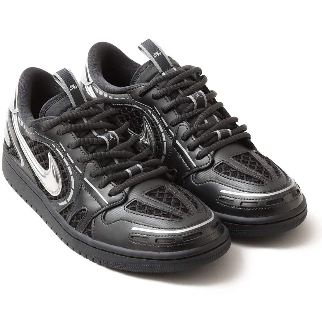 [ナイキ] エア ジョーダン 1 ロー メソッド オブ メイク [W AIR JORDAN 1 LOW MM] ブラック/ホワイ