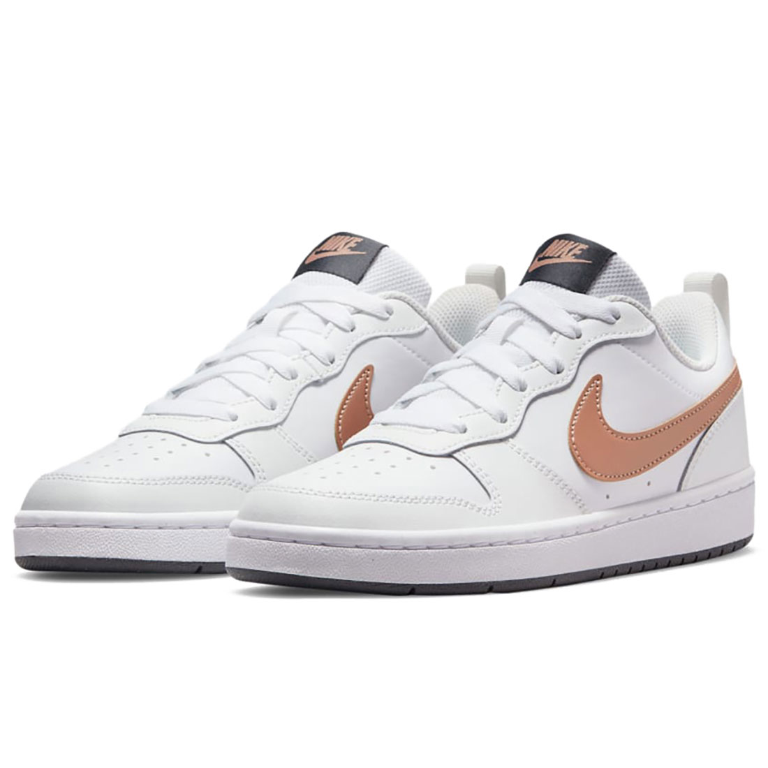 [ナイキ] コート ボロー ロー 2 [J COURT BOROUGH LOW 2] ホワイト/サミットホワイト/ダークスモーク