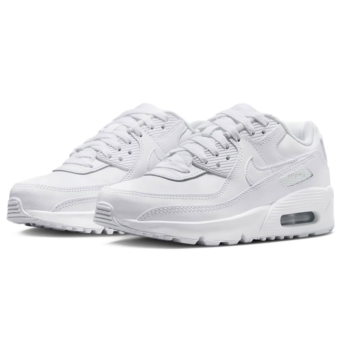 [ナイキ] エア マックス 90 LTR [J AIR MAX 90 LTR] ホワイト/メタリックシルバー/ホワイト/ホワイト