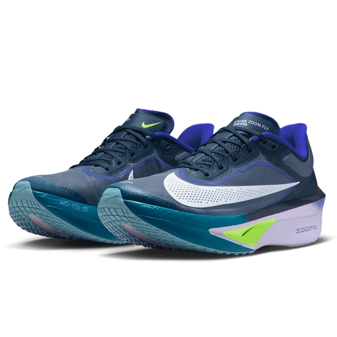 [ナイキ] ズーム フライ 6 [ZOOM FLY 6] オブシディアン/ペルシアンバイオレット/ボルト/ホワイト FN8454