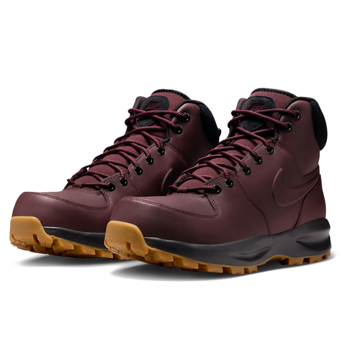 [ナイキ] マノア レザー [MANOA LEATHER] バーガンディクラッシュ/ブラック/ガムミディアムブラウン HF709