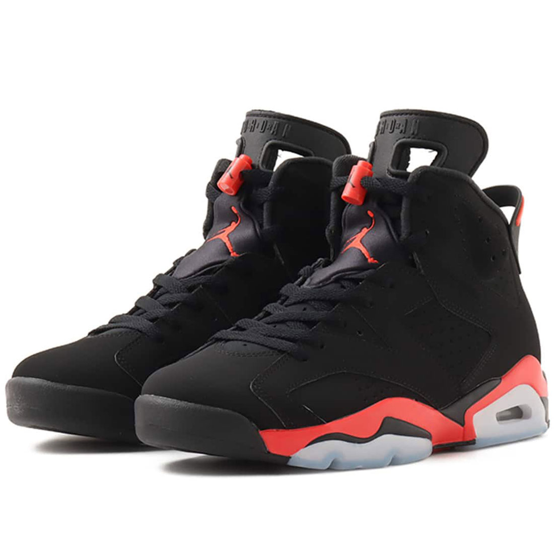 [ナイキ] エア ジョーダン 6 レトロ [AIR JORDAN 6 RETRO "Infrared Salesman"] ブラ