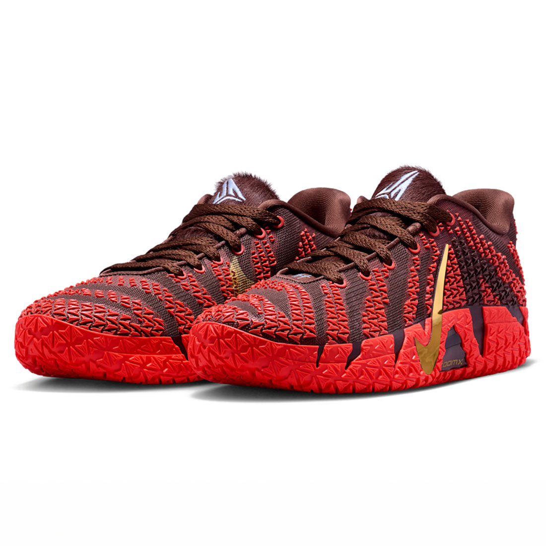 [ナイキ] ジャ 3 EP [JA 3 "Lunar New Year" EP] ライトチョコレート/シルトレッド/メタリックゴ